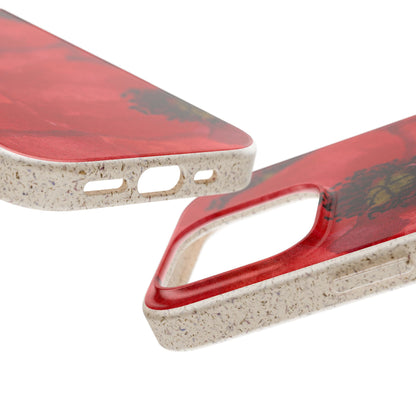 Poppy flower - Biodegradable case