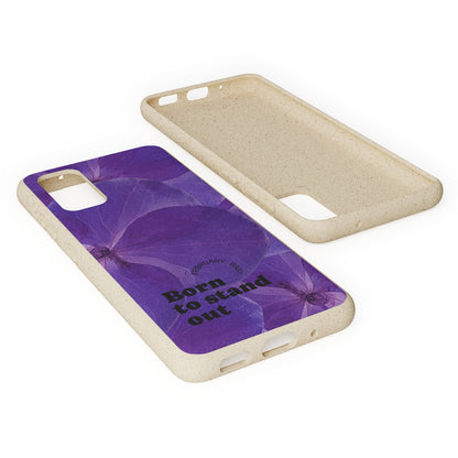 Eco-Friendly February birth flower - Biodegradable case