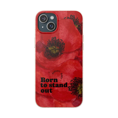 August Eco-friendly birth flower - Biodegradable case