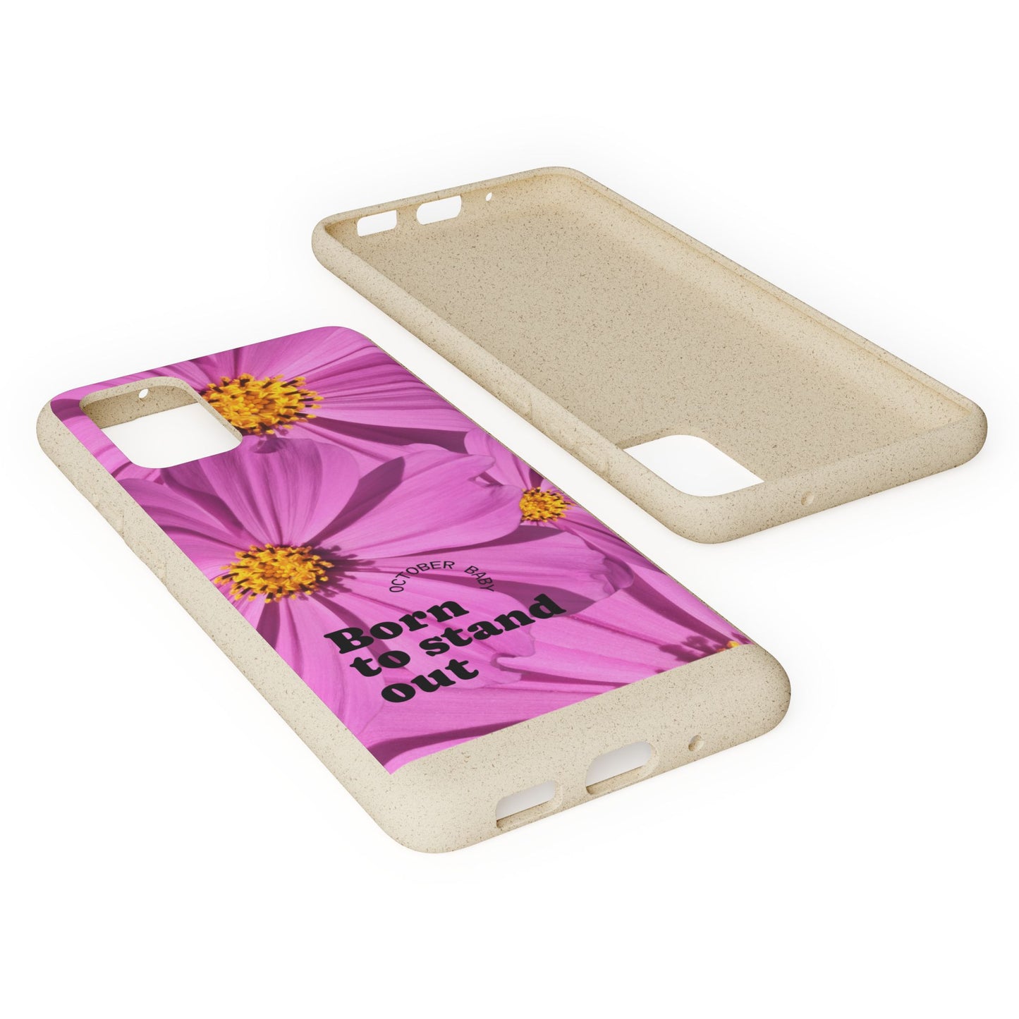 October Eco-friendly birth flower - Biodegradable case