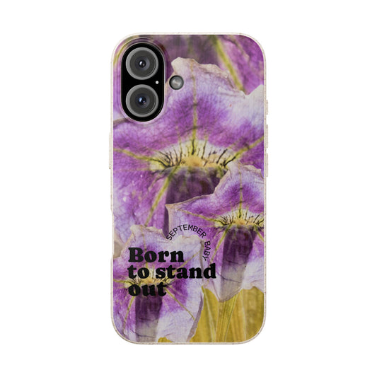 September Eco-friendly birth flower - Biodegradable case
