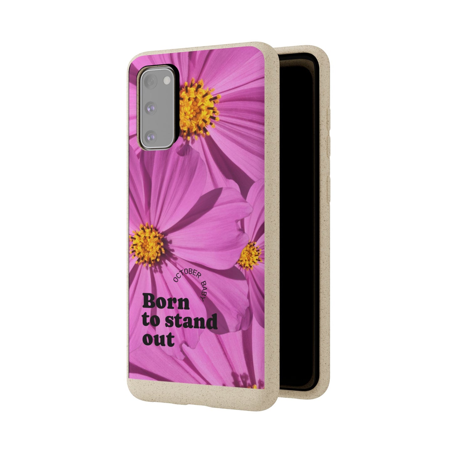 October Eco-friendly birth flower - Biodegradable case
