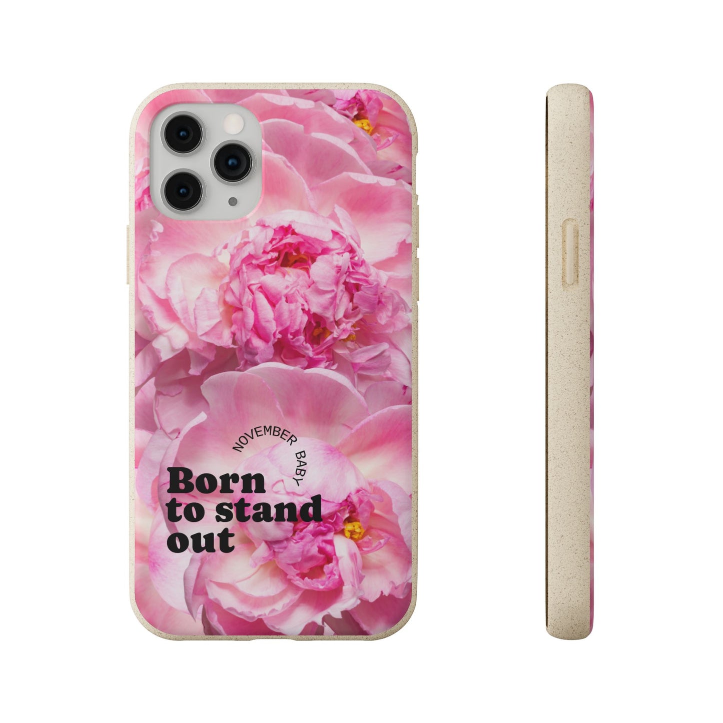 November Eco-friendly birth flower - Biodegradable case