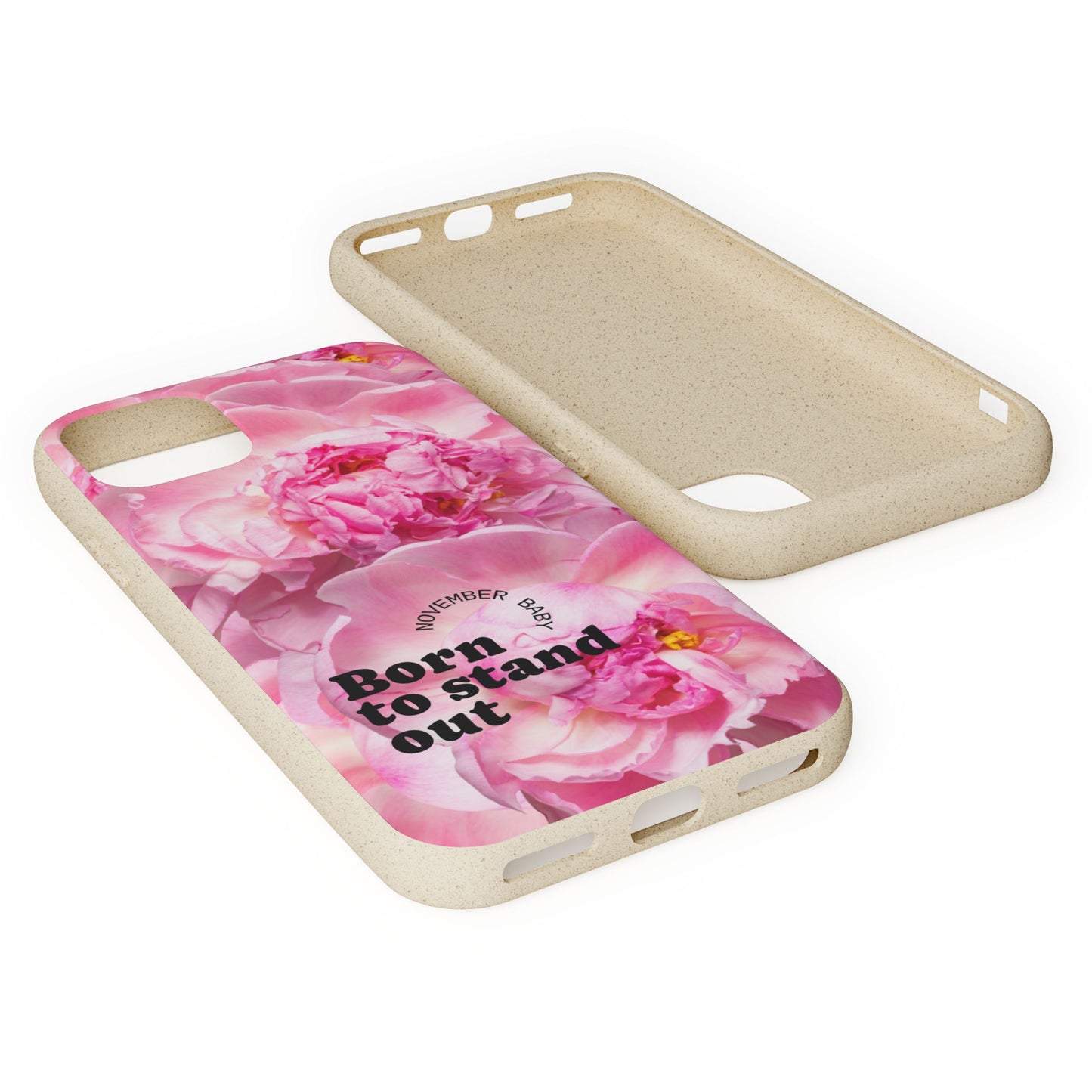 November Eco-friendly birth flower - Biodegradable case