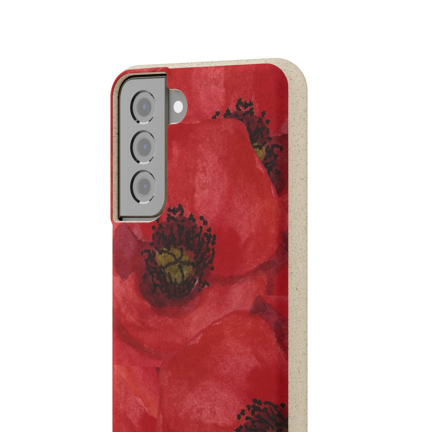 Poppy flower - Biodegradable case