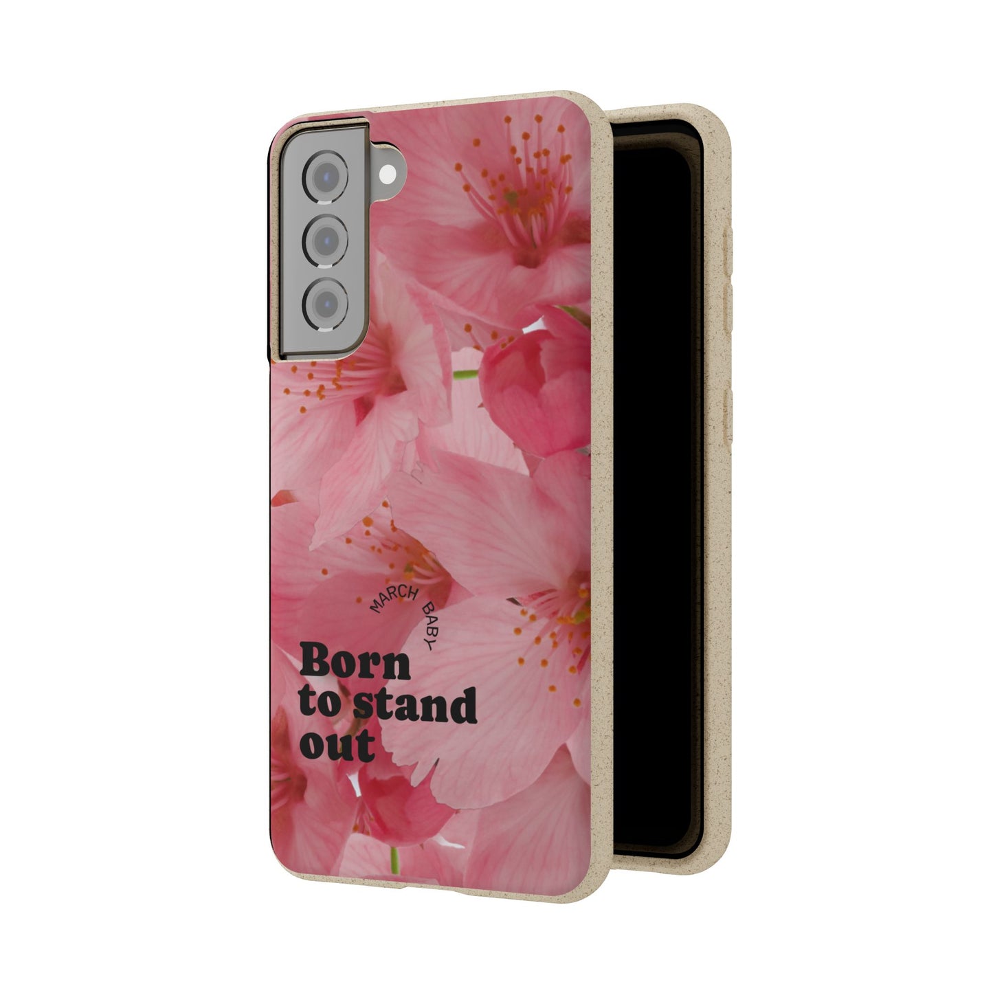 March Eco-friendly birth flower - Biodegradable case