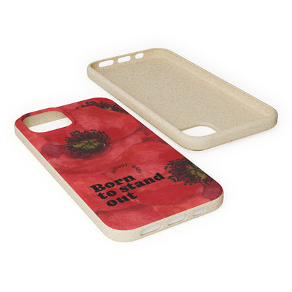 August Eco-friendly birth flower - Biodegradable case