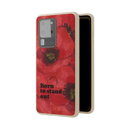 August Eco-friendly birth flower - Biodegradable case