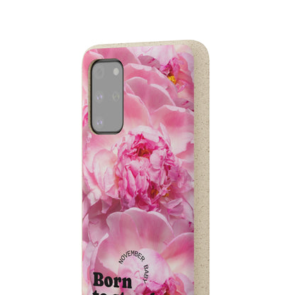 November Eco-friendly birth flower - Biodegradable case