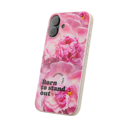 November Eco-friendly birth flower - Biodegradable case