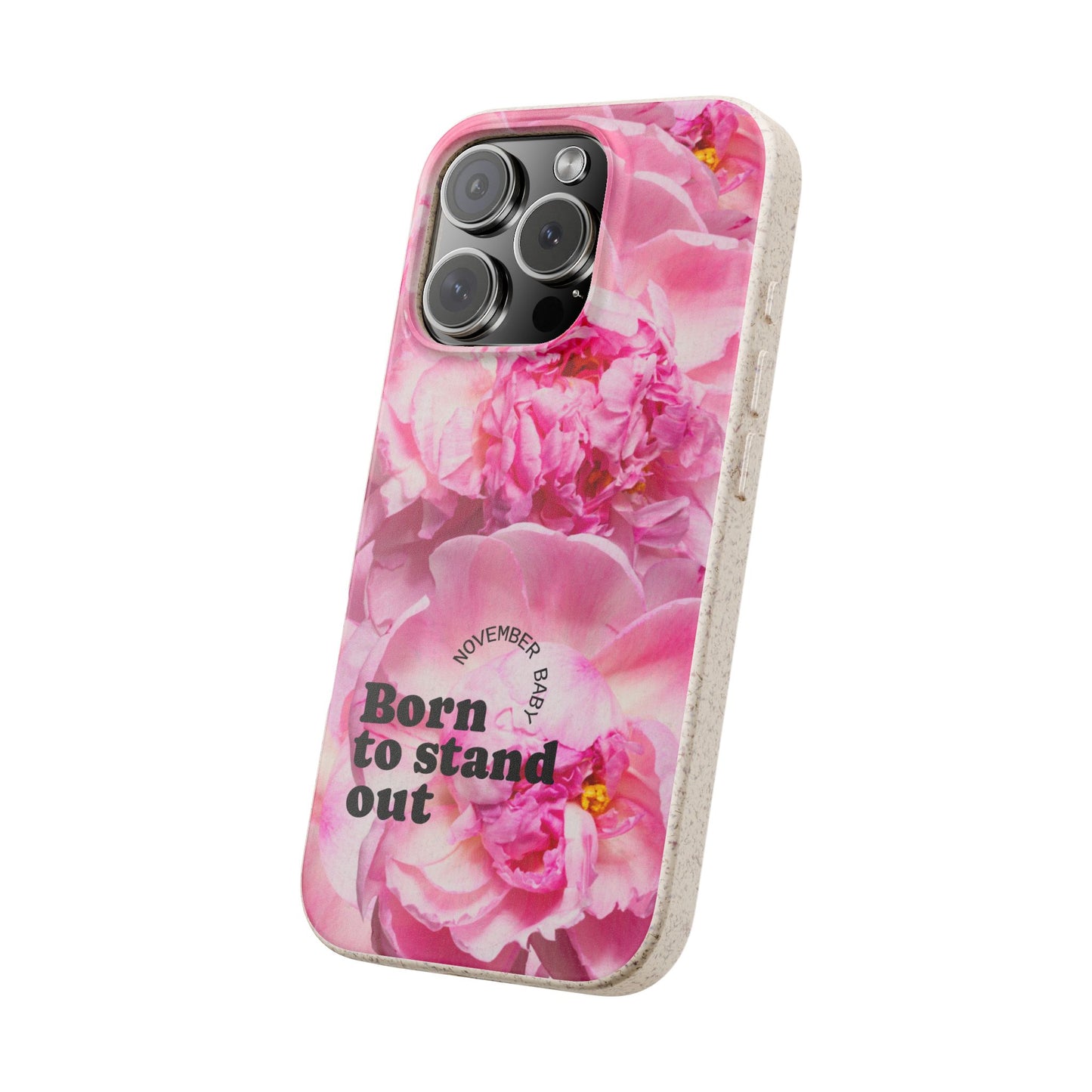 November Eco-friendly birth flower - Biodegradable case