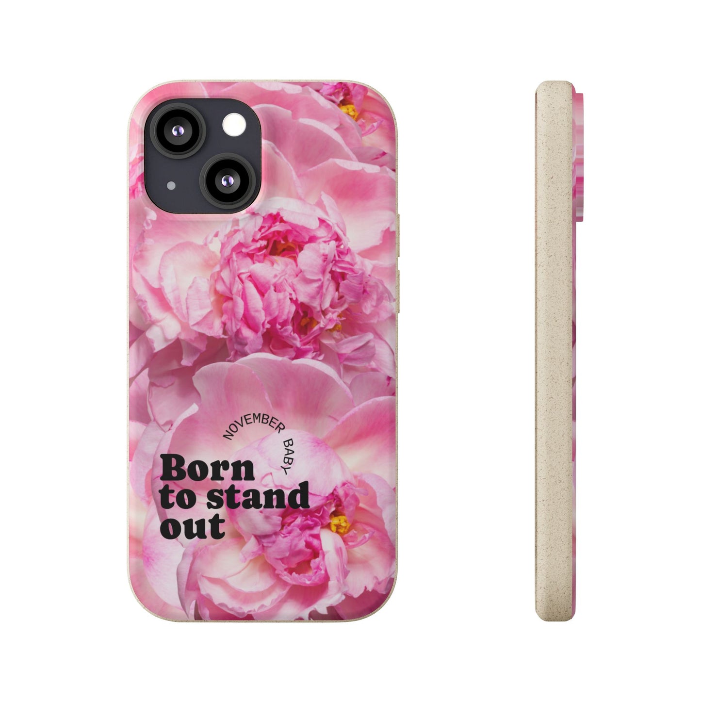 November Eco-friendly birth flower - Biodegradable case