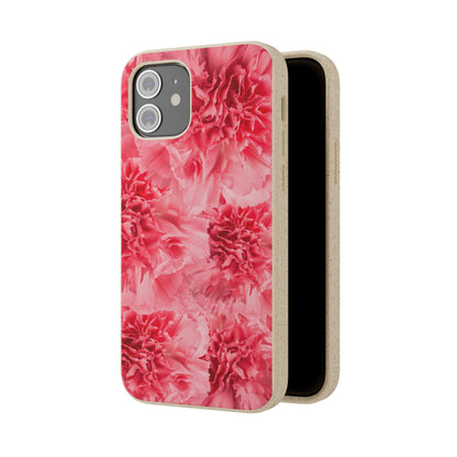 Carnation flower - Biodegradable case