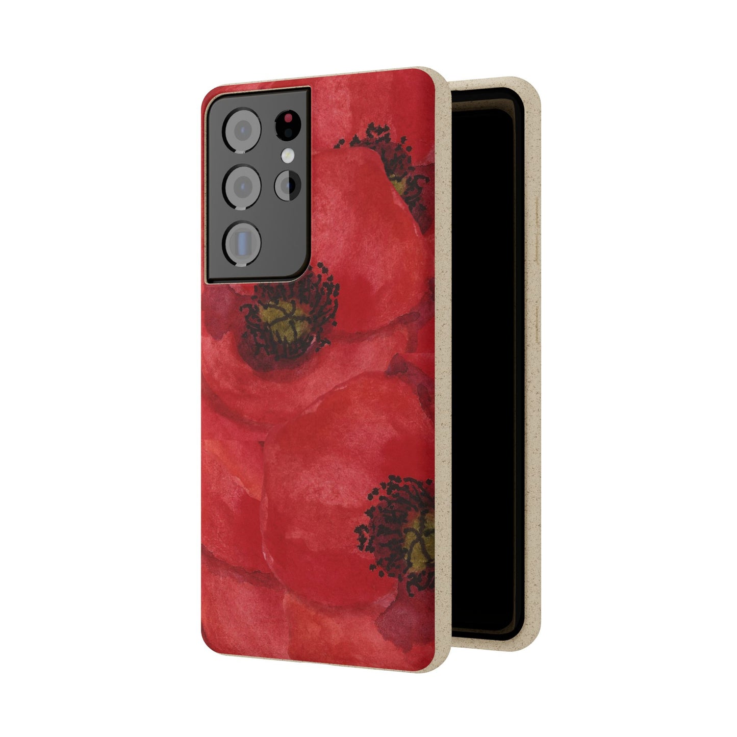 Poppy flower - Biodegradable case