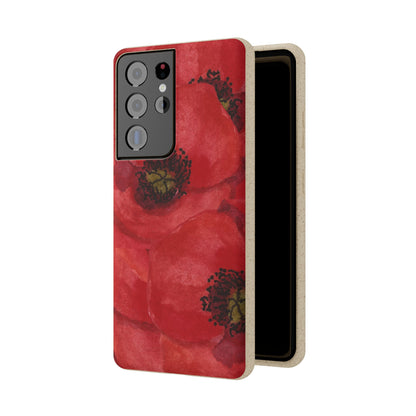 Poppy flower - Biodegradable case