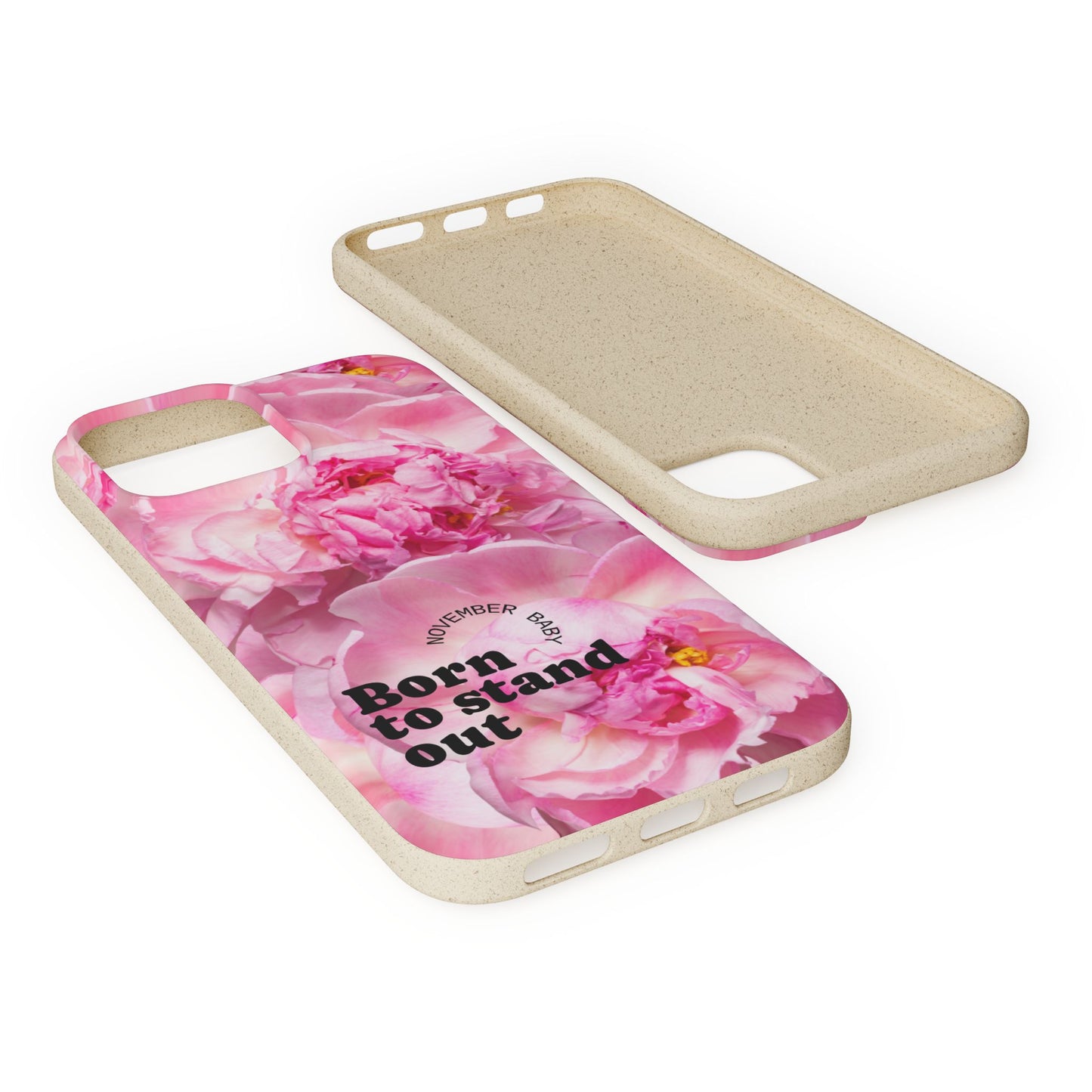 November Eco-friendly birth flower - Biodegradable case