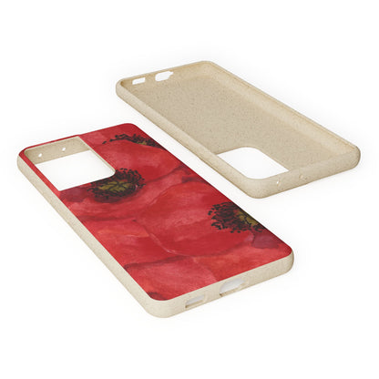 Poppy flower - Biodegradable case