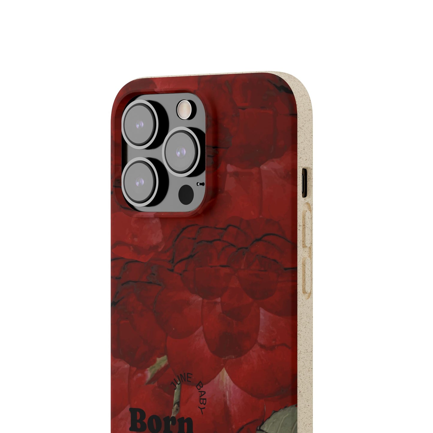 June Eco-friendly birth flower - Biodegradable case