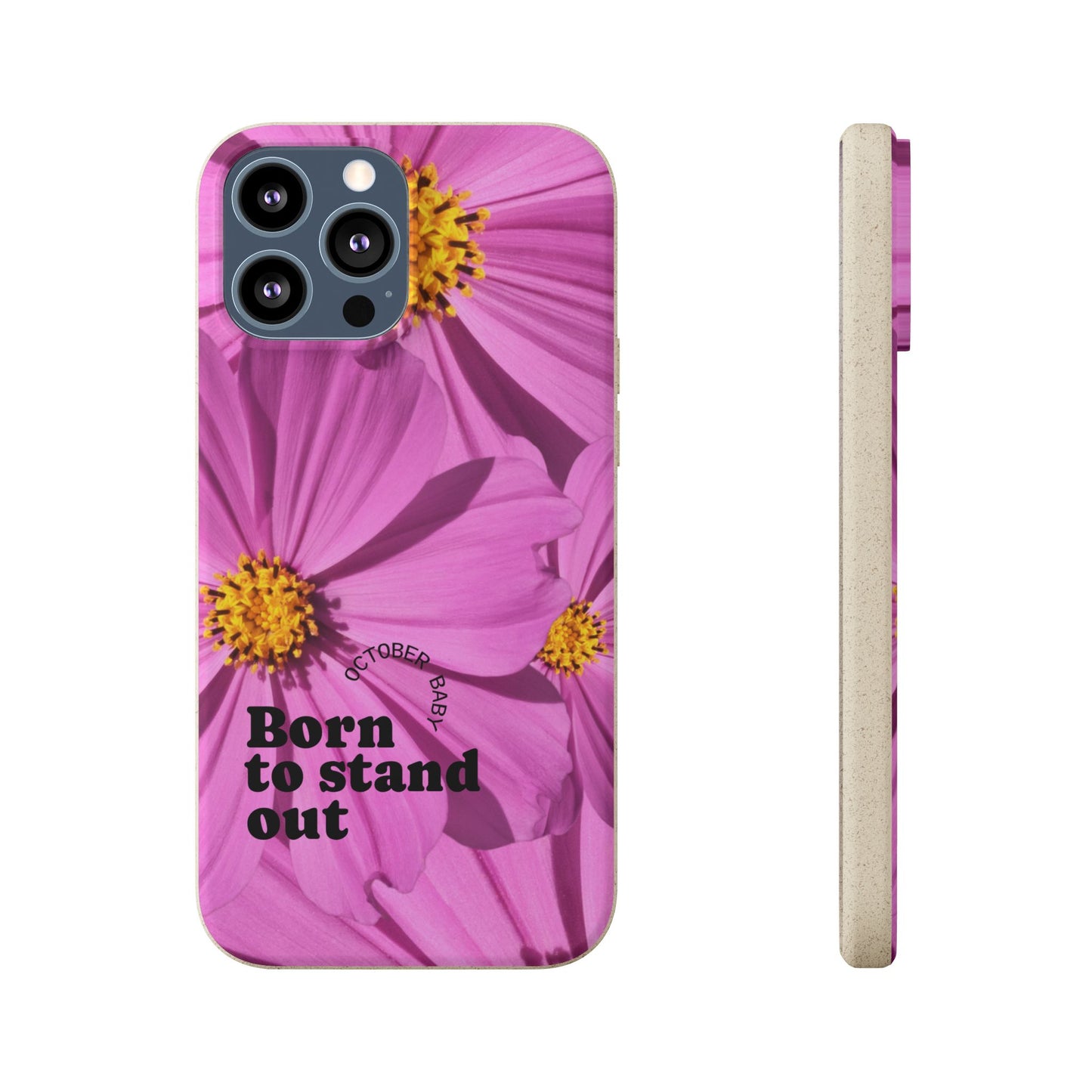 October Eco-friendly birth flower - Biodegradable case