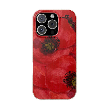 Poppy flower - Biodegradable case
