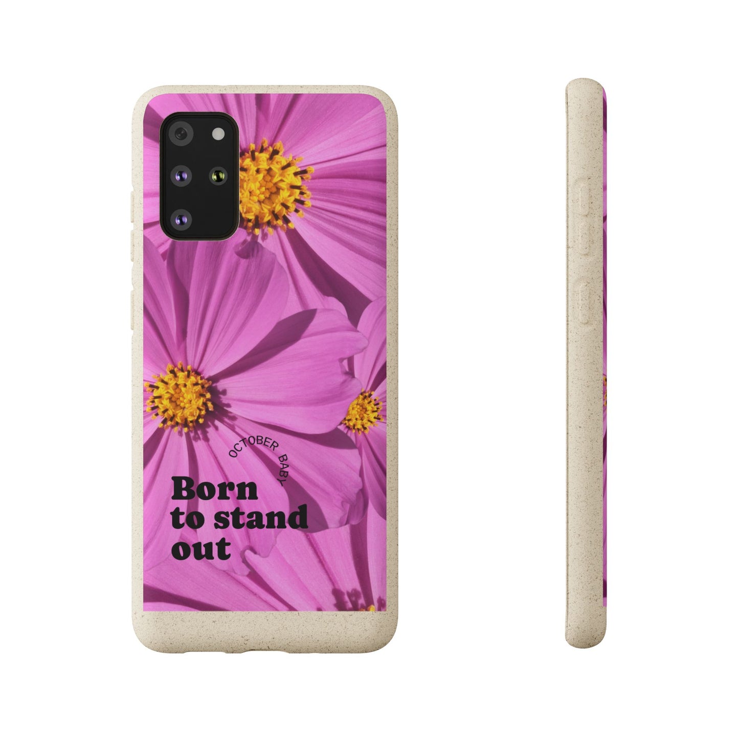 October Eco-friendly birth flower - Biodegradable case
