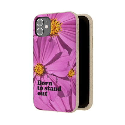 October Eco-friendly birth flower - Biodegradable case