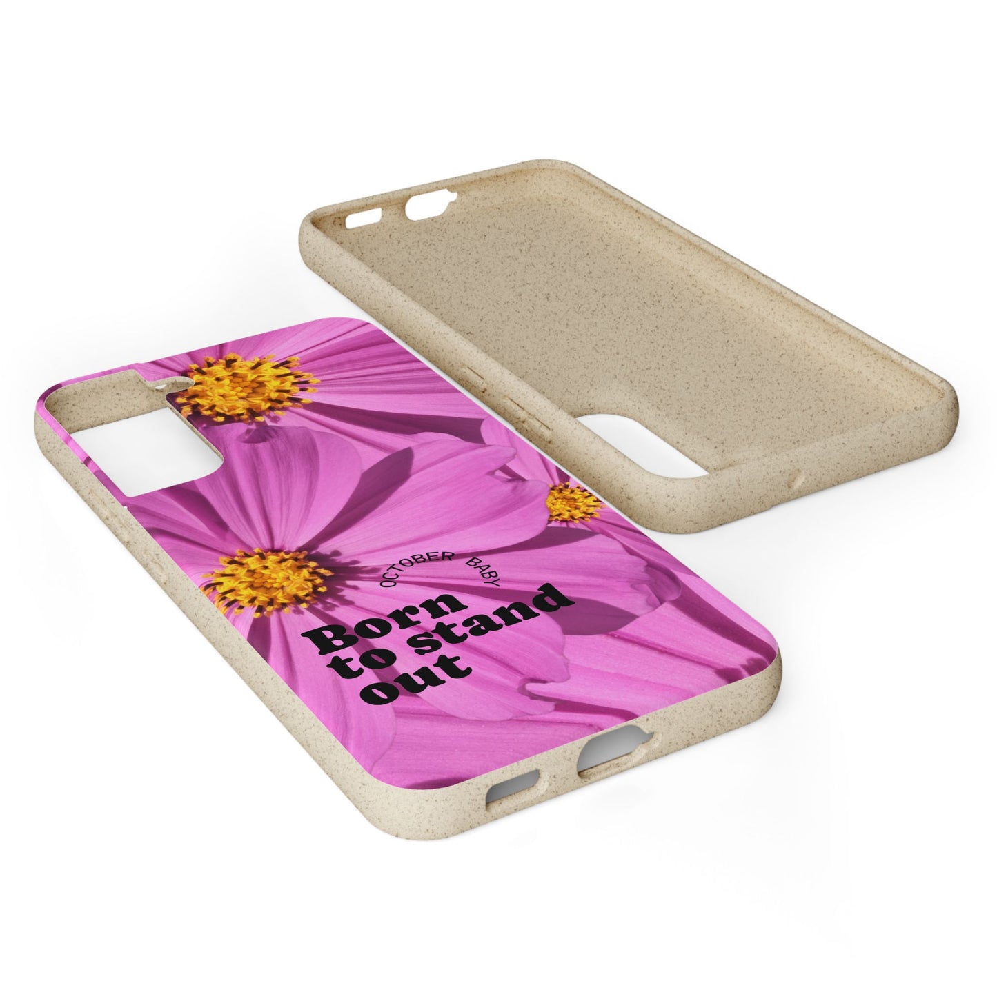 October Eco-friendly birth flower - Biodegradable case
