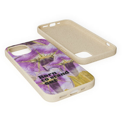 September Eco-friendly birth flower - Biodegradable case