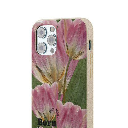 May Eco-friendly birth flower - Biodegradable case