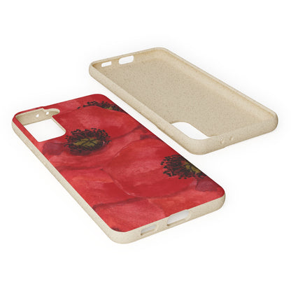 Poppy flower - Biodegradable case