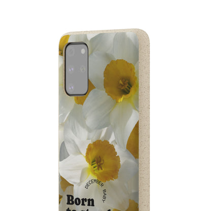 December Eco-friendly birth flower - Biodegradable case