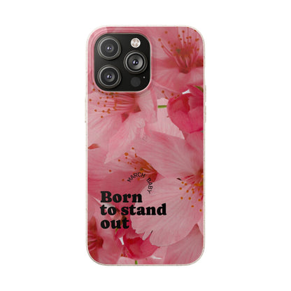 March Eco-friendly birth flower - Biodegradable case