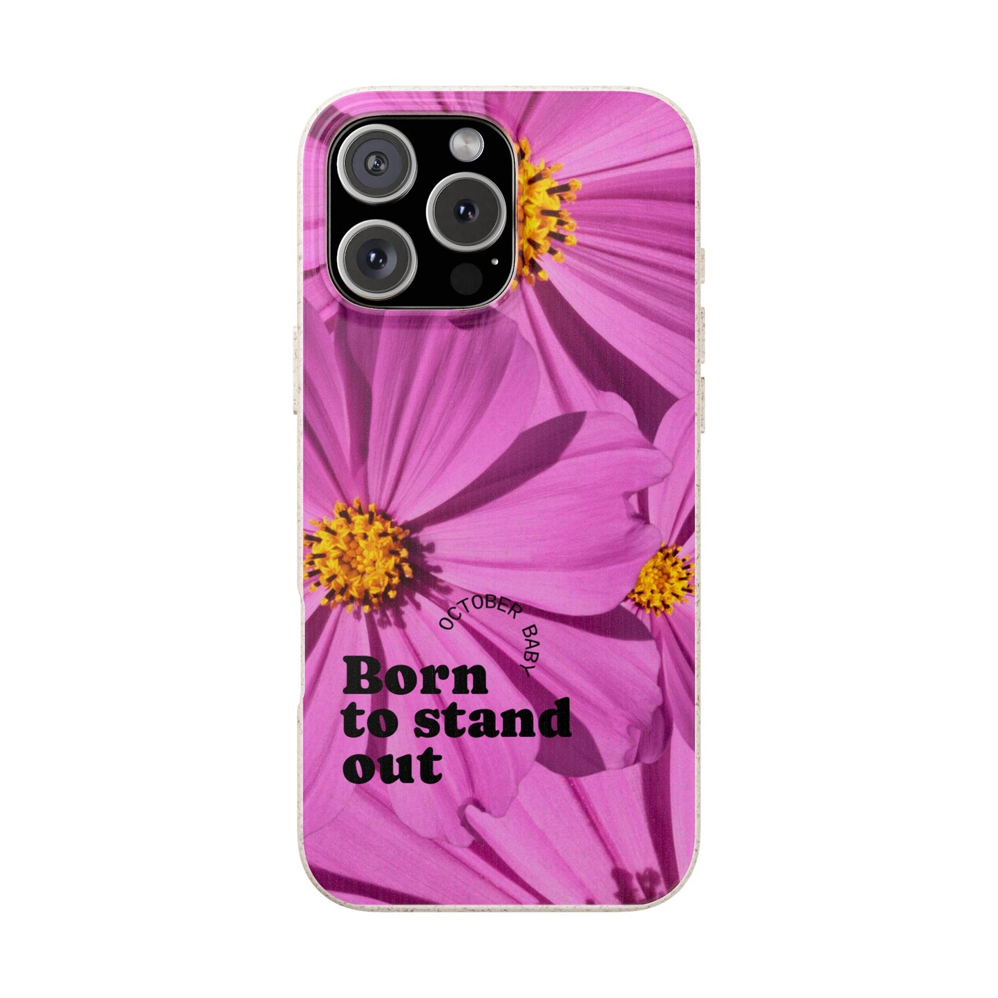 October Eco-friendly birth flower - Biodegradable case