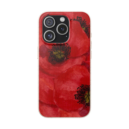 Poppy flower - Biodegradable case