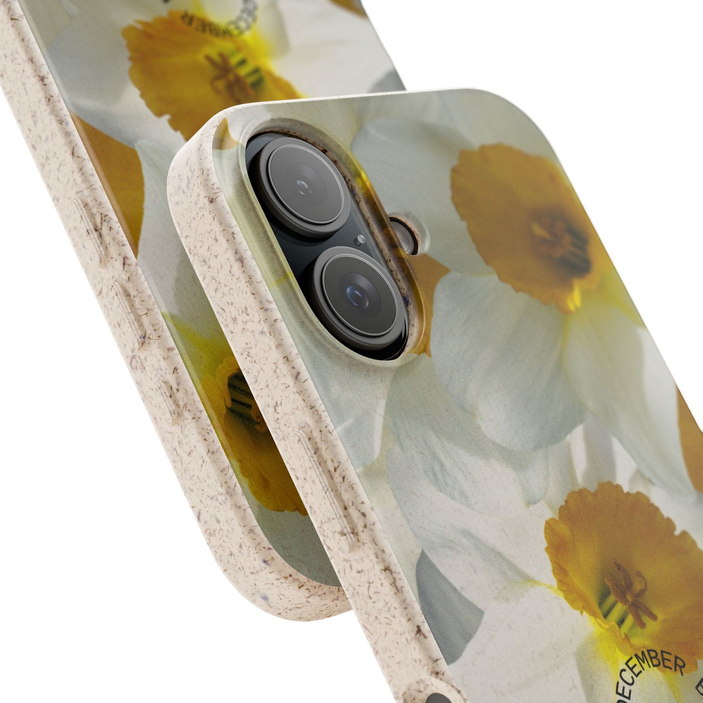 December Eco-friendly birth flower - Biodegradable case