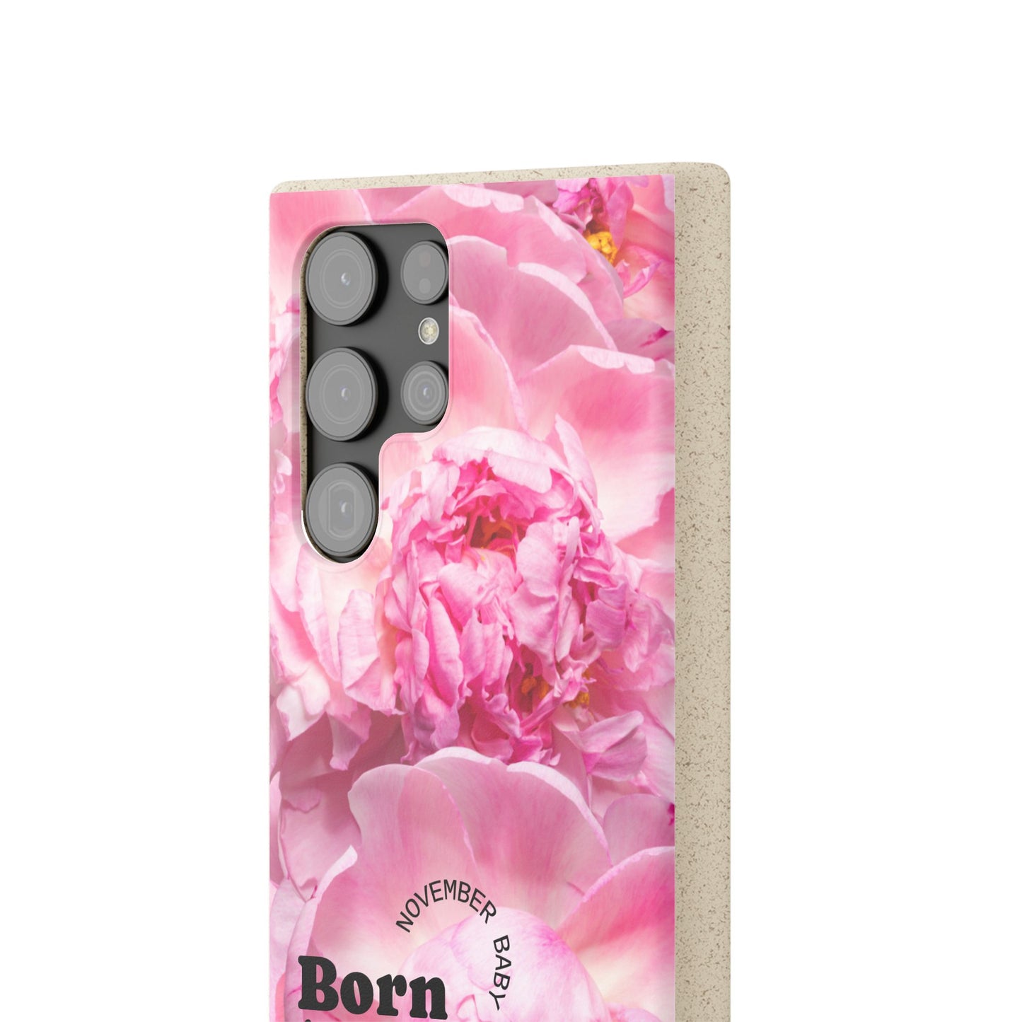November Eco-friendly birth flower - Biodegradable case