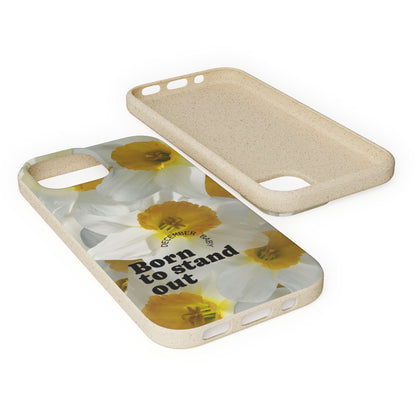 December Eco-friendly birth flower - Biodegradable case