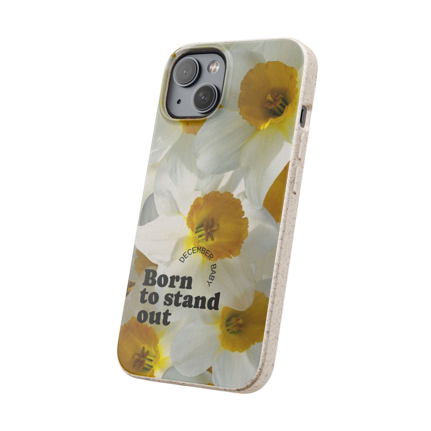 December Eco-friendly birth flower - Biodegradable case