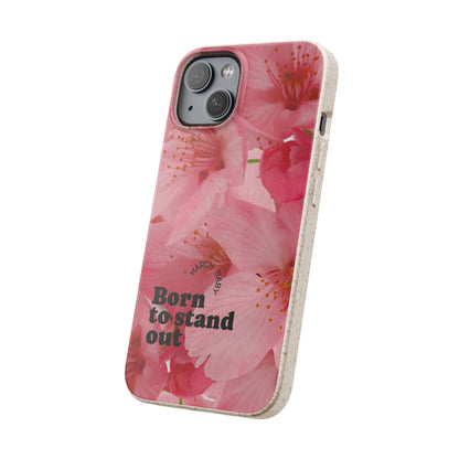 March Eco-friendly birth flower - Biodegradable case