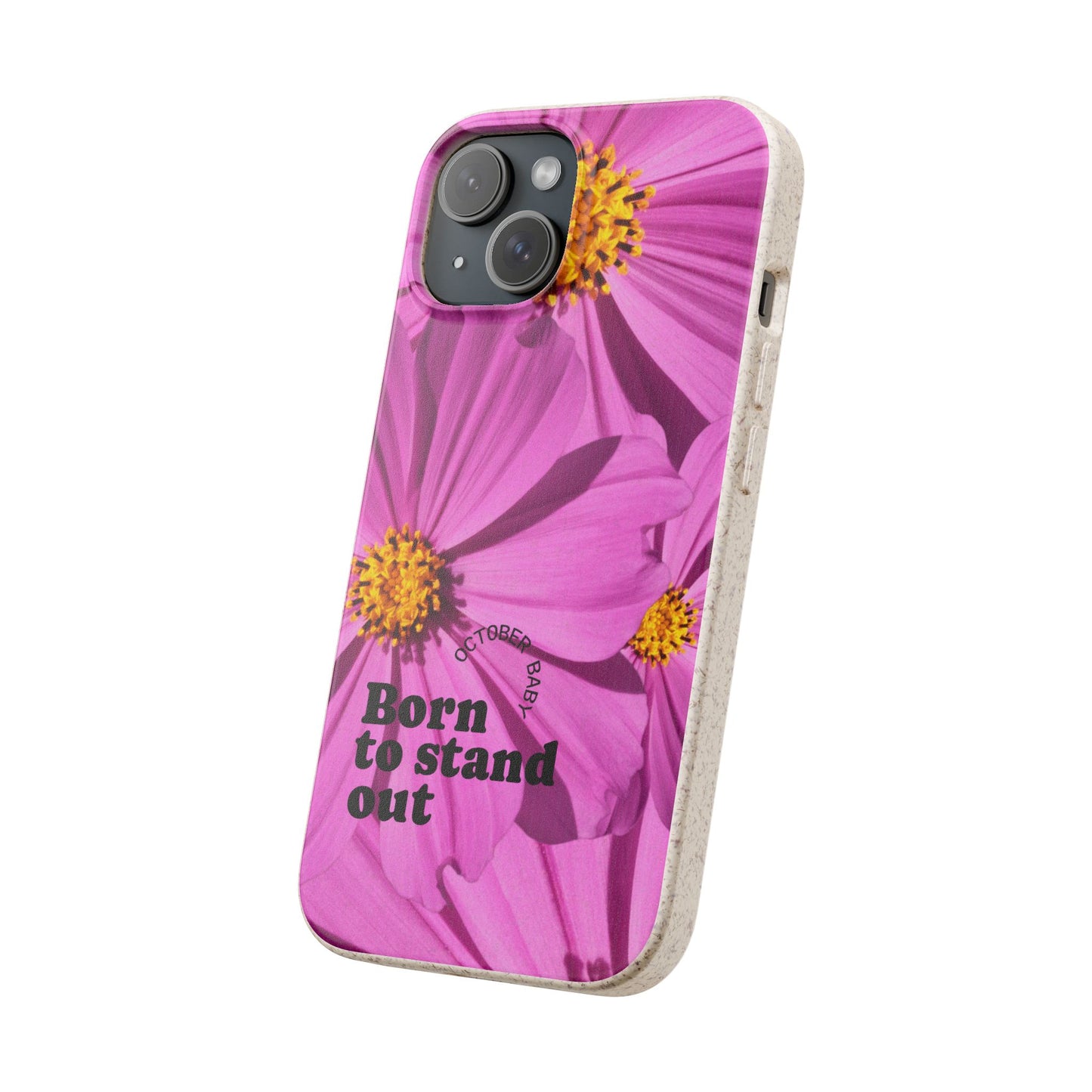 October Eco-friendly birth flower - Biodegradable case