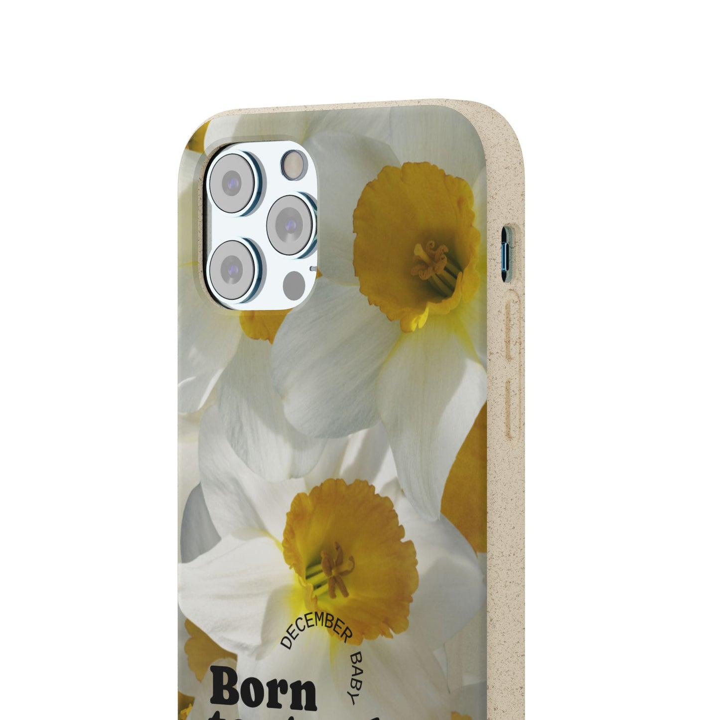 December Eco-friendly birth flower - Biodegradable case