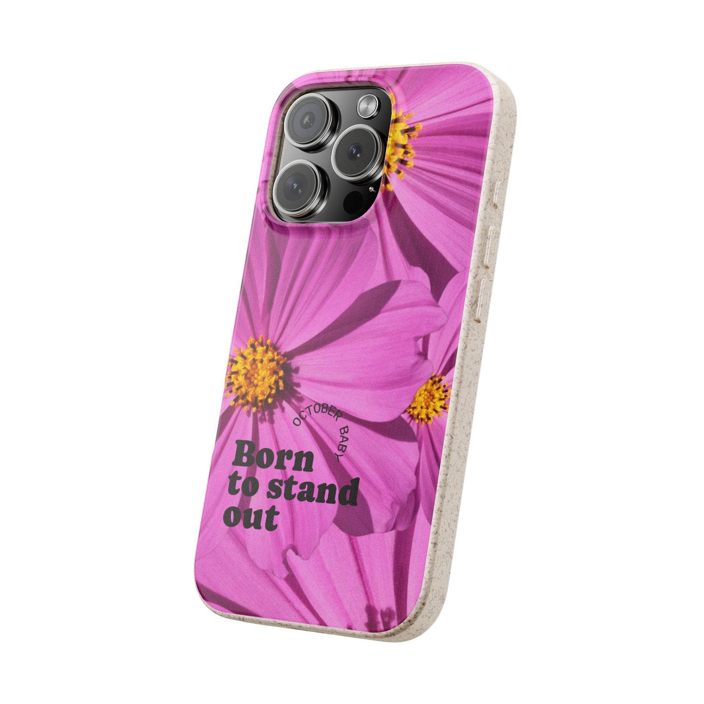 October Eco-friendly birth flower - Biodegradable case