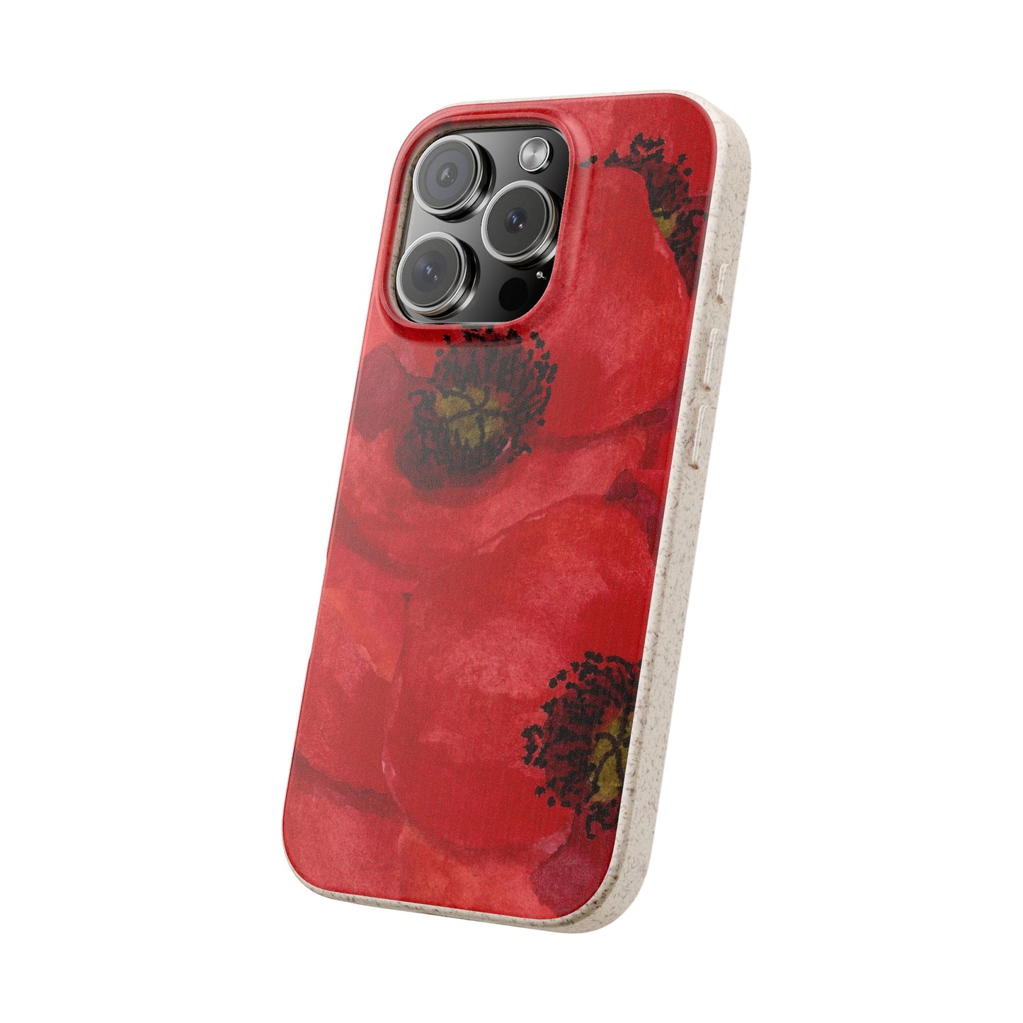 Poppy flower - Biodegradable case