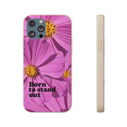 October Eco-friendly birth flower - Biodegradable case
