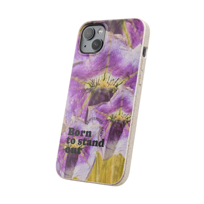 September Eco-friendly birth flower - Biodegradable case
