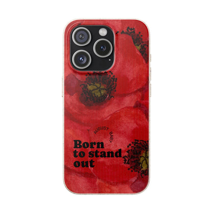 August Eco-friendly birth flower - Biodegradable case