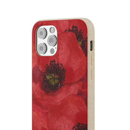 Poppy flower - Biodegradable case
