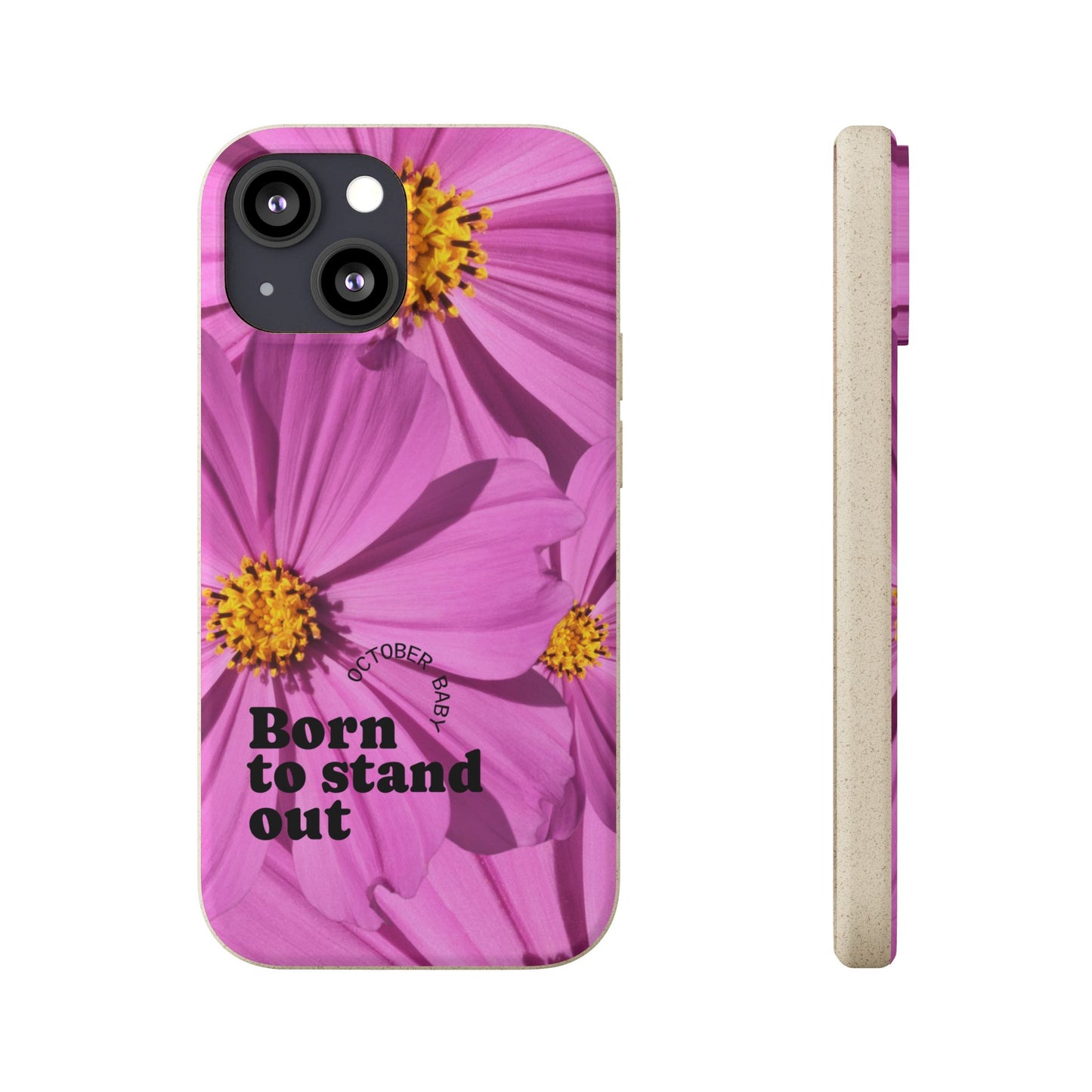 October Eco-friendly birth flower - Biodegradable case