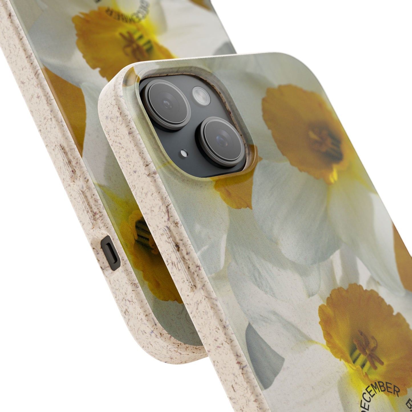 December Eco-friendly birth flower - Biodegradable case