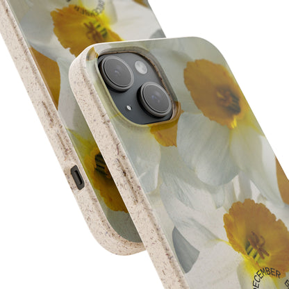 December Eco-friendly birth flower - Biodegradable case